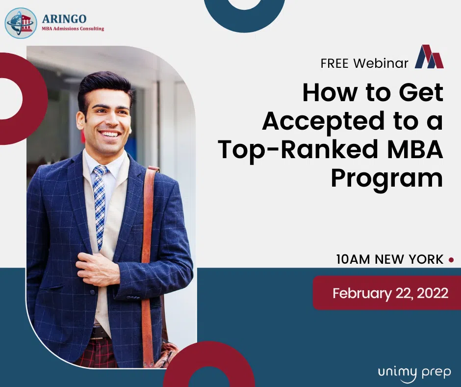 Free webinar - How to Get accepted to top mba program