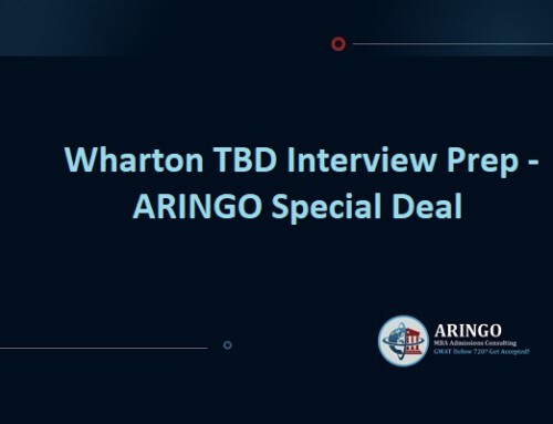 Wharton TBD Interview Prep – ARINGO Special Deal for R1 candidates