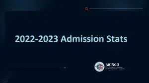 Admission stats