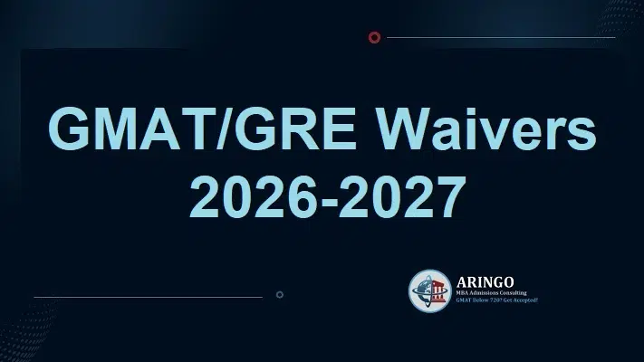 GMAT waivers 2026-27